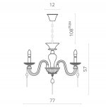 Светильник подвесной Divinare 5126/07 LM-8 MONNA