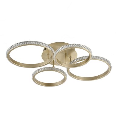 Потолочный светодиодный светильник 51308/4GD GD+WT ЭкономСвет Потолочный светодиодный светильник 51308/4GD GD+WT ЭкономСвет