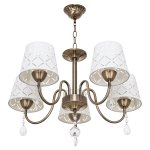 Люстра классическая с хрусталем Экономсвет 51316/5AB WT