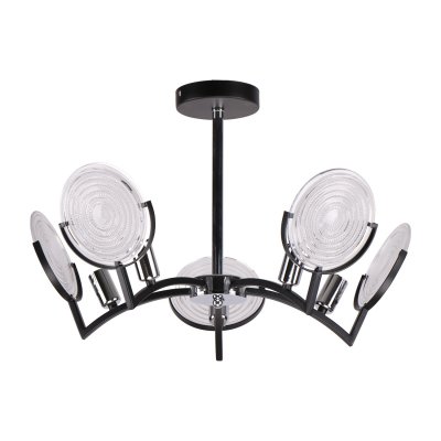 Люстра современная Экономсвет 51382/5BK+CR CL Люстра современная Экономсвет 51382/5BK+CR CL