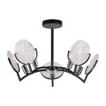 Люстра современная Экономсвет 51382/5BK+CR CL