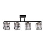 Люстра современная Экономсвет 51414/4BK+CR CL