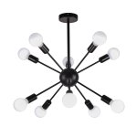 Люстра лофт стиля Экономсвет 51457/10BK WT