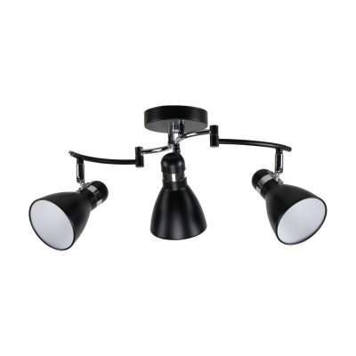 Спот потолочный Экономсвет 51571/3BK+CR BK