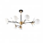 Светильник в стиле модерн 51638/9BK+GD WT Экономсвет