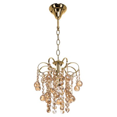 Люстра хрустальная Экономсвет 52100/1FGD AMB Люстра хрустальная Экономсвет 52100/1FGD AMB