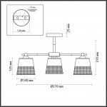 Люстра потолочная Odeon Light 5215/3C COMFI