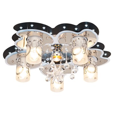 Потолочный светильник 5236/5+1BK+CR WT RC WTLED Экономсвет