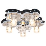 Потолочный светильник 5236/5+1BK+CR WT RC WTLED Экономсвет