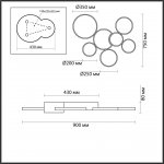 Люстра потолочная Lumion 5254/99CL LEDIO