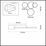 Люстра потолочная Lumion 5255/64CL LEDIO
