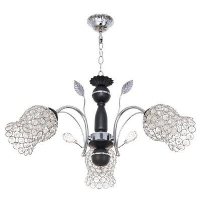 Люстра классическая Экономсвет 5267/3CR+BK CR+CL Люстра классическая Экономсвет 5267/3CR+BK CR+CL