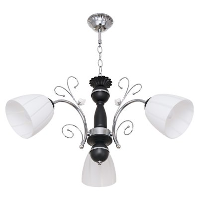 Люстра классическая Экономсвет 5269/3CR+BK WT
