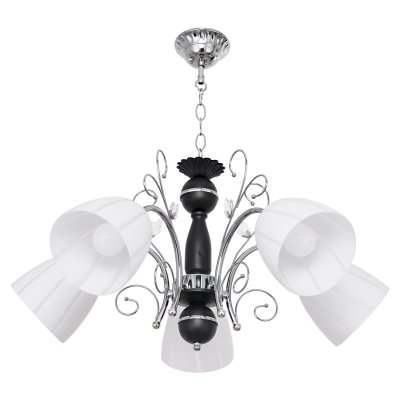 Светильник ЭкономСвет 5269/5CR+BK WT