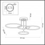 Люстра потолочная Lumion 5283/96CL LEDIO