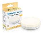 Светодиодная лампа GX53 9W 2700K Ambrella 530903 LED GX53 9W IC 2700K 175-265V