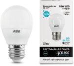 Лампа Gauss LED Elementary Шар 10W E27 730lm 4100K (53220)