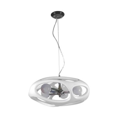 Подвесной светильник ТИМОН белый D-50cm H-120cm E27 5*15w (лампами не комплектуется) Kink light 5333-5,01