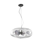 Подвесной светильник ТИМОН белый D-50cm H-120cm E27 5*15w (лампами не комплектуется) Kink light 5333-5,01