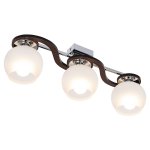 Светильник ЭкономСвет 5345/3CR+BK WT