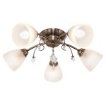 Люстра эконом Экономсвет 53461/5AB WT