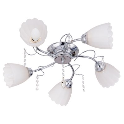 Люстра эконом Экономсвет 53502/5CR WT Люстра эконом Экономсвет 53502/5CR WT