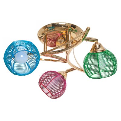 Светильник ЭкономСвет 537LX/3FG MIX(BLGNRD)