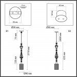 Подвесной светильник Odeon light 5414/1E TERRA