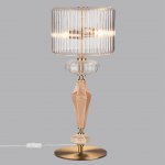 5414/2T MODERN ODL_EX26 античная бронза/терракот/бежевый/металл/керамика Настольная лампа E14 2*40W TERRA