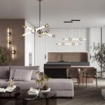 Люстра Odeon Light 5427/54CL MODERN