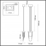 Подвесной светильник Odeon light 5438/12L FOROS