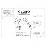 Светильник бра медный Globo 54383-1