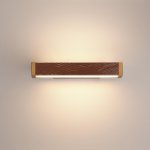 5450/10WLB L-VISION ODL_EX26 коричневый/античная бронза/металл/керамика/акрил Настенный светильник с выкл. LED x 10W 2000К/3000K/4000K/переключ. RIVIE