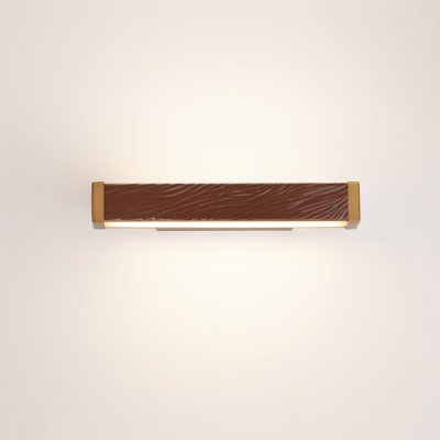 5450/10WLB L-VISION ODL_EX26 коричневый/античная бронза/металл/керамика/акрил Настенный светильник с выкл. LED x 10W 2000К/3000K/4000K/переключ. RIVIE