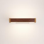 5450/10WLB L-VISION ODL_EX26 коричневый/античная бронза/металл/керамика/акрил Настенный светильник с выкл. LED x 10W 2000К/3000K/4000K/переключ. RIVIE