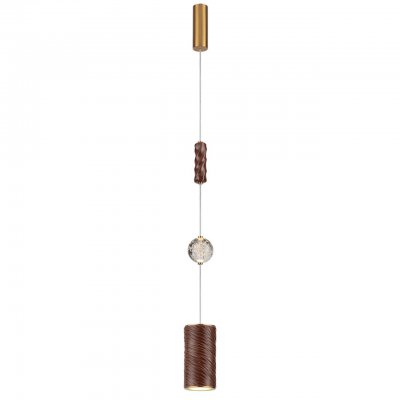 5450/18LB L-VISION ODL_EX26 коричневый/античная бронза/металл/керамика/хрусталь/акрил Подвес LED x 18W 2000К/3000K/4000K/переключ. RIVERA