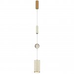 5450/18L L-VISION ODL_EX26 молочный/античная бронза/металл/керамика/хрусталь/акрил Подвес LED x 18W 2000К/3000K/4000K/переключ. RIVERA