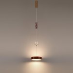 5450/32LB L-VISION ODL_EX26 коричневый/античная бронза/металл/керамика/хрусталь/акрил Подвес LED x 32W 2000К/3000K/4000K/переключ. RIVERA