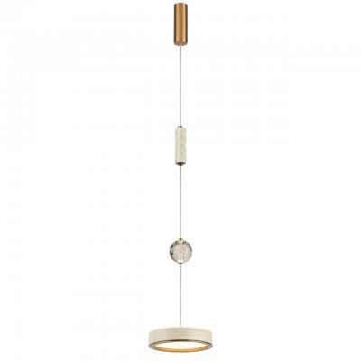 5450/32L L-VISION ODL_EX26 молочный/античная бронза/металл/керамика/хрусталь/акрил Подвес LED x 32W 2000К/3000K/4000K/переключ. RIVERA