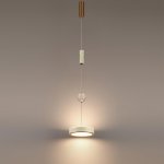 5450/32L L-VISION ODL_EX26 молочный/античная бронза/металл/керамика/хрусталь/акрил Подвес LED x 32W 2000К/3000K/4000K/переключ. RIVERA