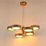 5450/99LA L-VISION ODL_EX26 зеленый/античная бронза/металл/керамика/хрусталь/акрил Подвес LED x 99W 2000К/3000K/4000K/переключ. RIVIERA