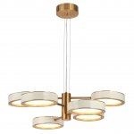 5450/99L L-VISION ODL_EX26 молочный/античная бронза/металл/керамика/хрусталь/акрил Подвес LED x 99W 2000К/3000K/4000K/переключ. RIVIERA