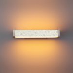 5451/10WL L-VISION ODL_EX26 белый/никель /металл/керамика/акрил Настенный светильник с выкл. LED x 10W 2000К/3000K/4000K/переключ. RIVERA