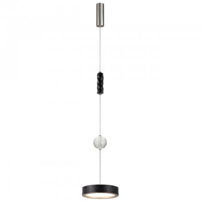 5451/32LB L-VISION ODL_EX26черный/никель/металл/керамика/хрусталь/акрил Подвес LED x 32W 2000К/3000K/4000K/переключ. RIVERA