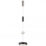 5451/32LB L-VISION ODL_EX26черный/никель/металл/керамика/хрусталь/акрил Подвес LED x 32W 2000К/3000K/4000K/переключ. RIVERA