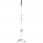 5451/32L L-VISION ODL_EX26 белый/никель/металл/керамика/хрусталь/акрил Подвес LED x 32W 2000К/3000K/4000K/переключ. RIVERA