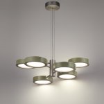 5451/99LA L-VISION  ODL_EX26 зеленый/никель/металл/керамика/акрил Люстра LED 99W  2000К/3000K/4000K. Rivera