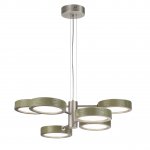 5451/99LA L-VISION  ODL_EX26 зеленый/никель/металл/керамика/акрил Люстра LED 99W  2000К/3000K/4000K. Rivera