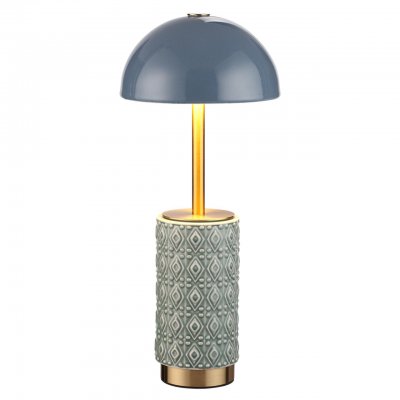 5452/5TLA L-VISION ODL_EX26 светлая бронза/синий/зеленый/металл/керамика Настольная лампа беспроводная LED*5W 3000K LULU 5452/5TLA L-VISION ODL_EX26 светлая бронза/синий/зеленый/металл/керамика Настольная лампа беспроводная LED*5W 3000K LULU