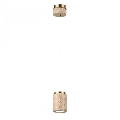 5453/5L L-VISION ODL_EX26 011 светлая бронза/бежевый/металл/керамика/акрил Подвес LED 5W 3000K LULU